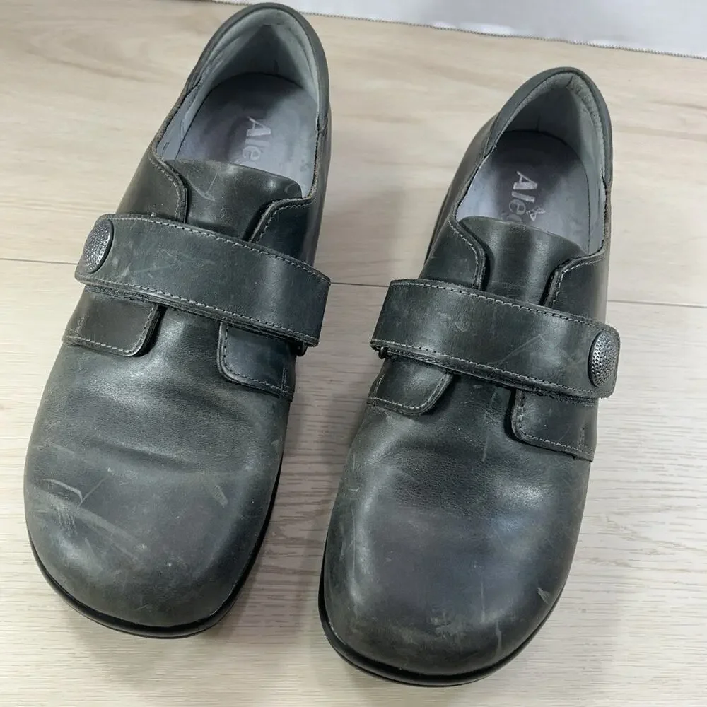 Women’s Alegria Joleen Oiled Ash Comfort Leather Shoe Size 40 ( US 9.5 -10 )